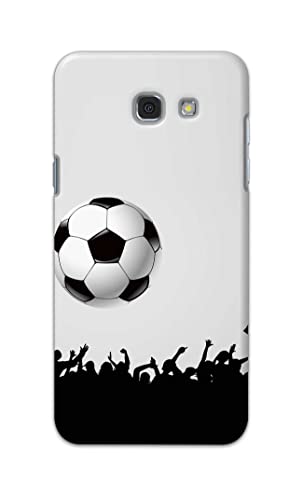 Image of Printed Hard Back Cover Case for Samsung Galaxy A7 2017 Back Cover (Football Icon) -1302