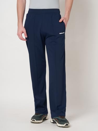 Image of MARK LEUTE Men's Straight Fit Rapid Dry Front Pleated Stretchable Lycra Trackpant