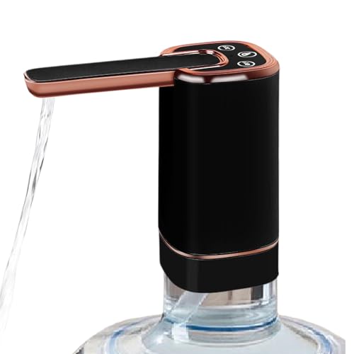 Botellas De Agua Botellas De Bomba - Tecla Inteligente De Donación De Agua Recargable | Bomba De Botella Del Dispensador De Agua, Bomba De Agua Inalámbrica Con Batería, Carrera Silenciosa Dentro De La