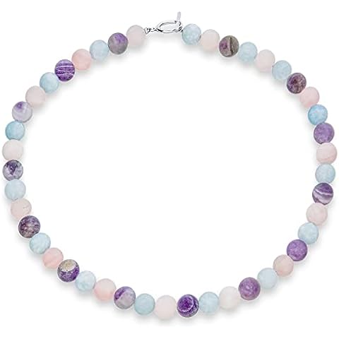 Bling Jewelry Amethyst Aquamarine Choker Cover
