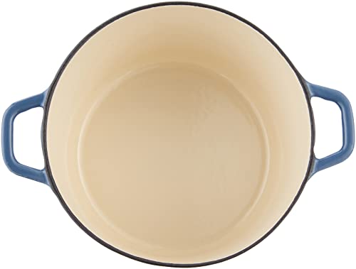 Image of Cuisinart 3 Qt Casserole, Covered, Enameled Provencial Blue