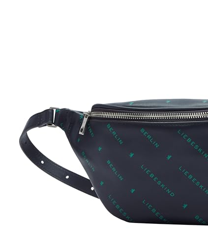Bolso de la correa LIEBESKIND Berlin de cuero azul marino tipo bandolera 4