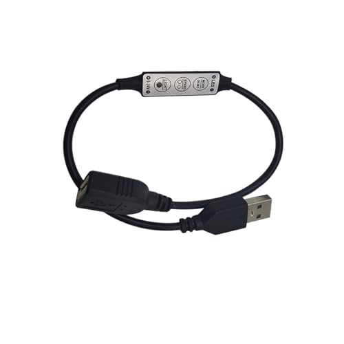 Controlador LED RGB USB regulable para regular brillo en tiras 5050 7