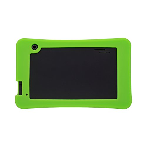 Transwon Silicone Case Compatible with Haehne 7 Inches Tablet PC, RCA RCT66723W2, Astro Tab A750, Sipobuy 7, SmarTab ST7150, Yuntab T7, DigiLand DL7006, Digiland DL721-RB/DL718M/Dl701q - Green