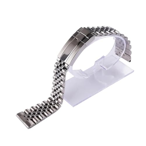 Bracelet montre 22mm acier inoxydable Jubilee pour remplacer un bracelet usé avec fermoir Oyster sécurisé