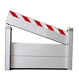 Barriera Anti-Allagamento，Barriera antiallagamento per la casa, argine temporaneo rimovibile, adatto per scantinati e ingressi di garage.(L 140xH 60cm)