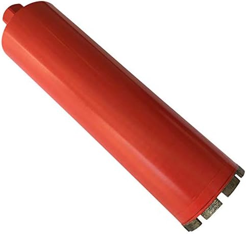 4" Wet Drill Core Bits for Concrete and Hard Masonry, 10mm Segment Height, 14" Drilling Depth, 1-1/4"-7 Arbor, Wet Only