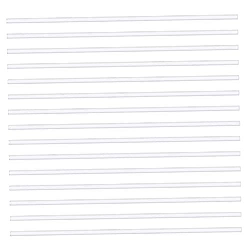 Cabilock 100Pcs Clear Acrylic Lollipop Sticks Candy Treat Sticks for DIY Cake Pops Decorations Premium for Parties and Festivals