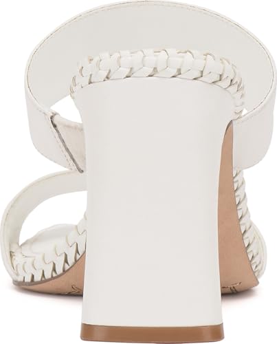 Image of Vince Camuto Kaden Stitched Block Heel Mule Sandals