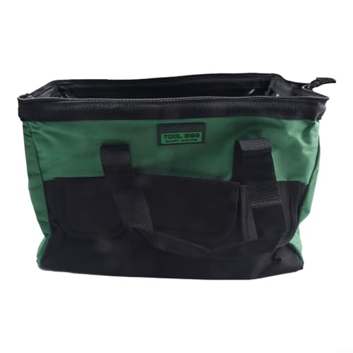 Jotekonoby Werkzeugtasche für Elektriker, wasserdicht, Oxford-Stoff, robuster Organizer mit mehreren Taschen, große Kapazität, verstärkter Griff, Werkzeugträger für (40,6 cm)
