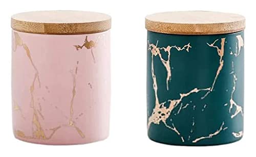 Té tarro de almacenamiento Jarras de almacenamiento latas de recipiente Conjunto de 2 frascos de almacenamiento de…