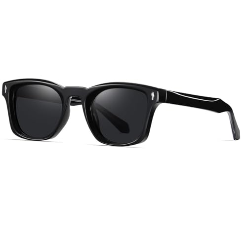 Lunettes de soleil de luxe vintage et punk avec rivets pour un look haut de gamme