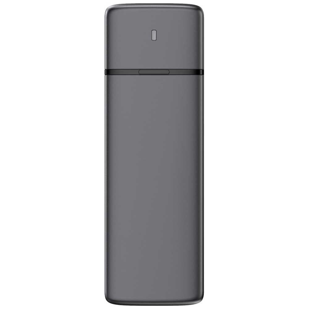 caja per SSD M.2 con connessione USB 3.1 in grigio