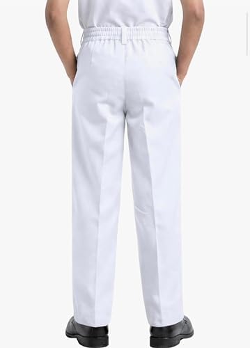 Image of School Uniform Pants for Boys and Girls, Half Elastic Waist, Comfortable and Durable Readymade Trouser