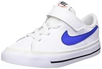 Nike Court Legacy Sneaker, Weiß/Game Royal-Black, 37.5 EU