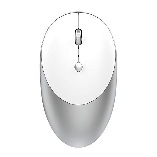 Bluetooth Maus und 2.4G kabellose Maus mit verstellbare DPI, 3 Tasten, Wireless Bluetooth 5.0 Mouse Energiesparend, Multi-Device Funkmaus für Windows