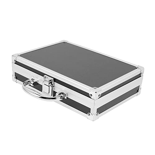 MUSISALY 箱 多目的ツールボックス フォーム入りアルミニウムケース 化粧ポーチ トラベルポーチ トイレタリー 容器 グレードカード用スラブケース バッグ アルミケース 装飾ツール 場合 腹筋