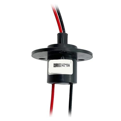 Petite bague collectrice électrique ZSR022-2R10A 2 voies conductrice 360°