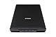 Epson Flachbettscanner Perfection V39, kompakter A4 Scanner mit integriertem Ständer für vertikales Scannen, Tischscanner für Fotos und Dokumente, mit Bildbearbeitung, schwarz/silber