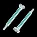 Xiaoyztan 20pcs 1:1 Epoxy Mixing Nozzle, Static Mixer Tip for AB Glue Adhesive Gun, Plastic Resin Mixing Nozzles Fit 50ml Cartridges, Static Mixer for Glue Applicator