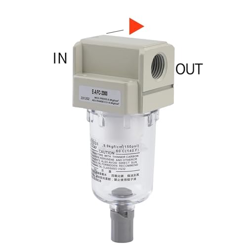 Filtro de agua AF2000 para compresor de aire y herramienta neumática 5