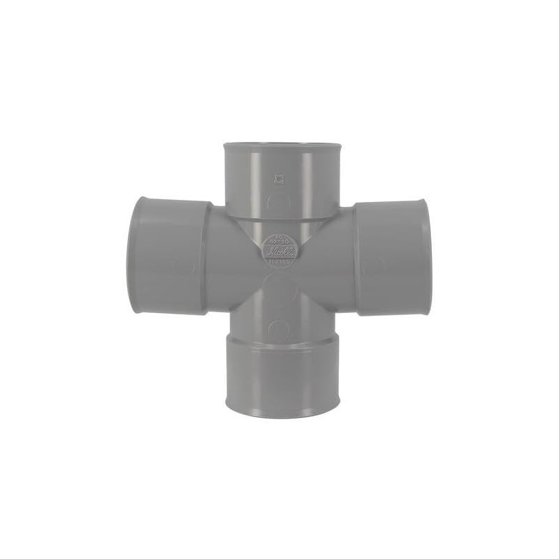 Croix PVC 87 degré 30 (90 degré) Femelle/Femelle, 50