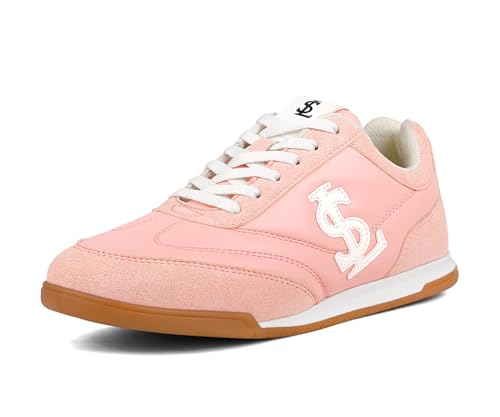 Image of LOUIS STITCH Women's Casual Lightweight Sneakers | Ortholite Cushioned Comfort | Dual-Color TPR Sole | Lightweight & Comfortable Casual Lace-Up Shoes | LSD-SNK-NBL & DNM