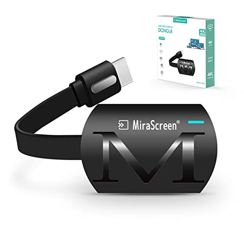 Dongle d'affichage WiFi sans Fil, Mini récepteur d'affichage HD sans Fil WiFi 4K, Affichage WiFi pour Smartphone/iOS/PC/Projecteur/TV/Moniteur