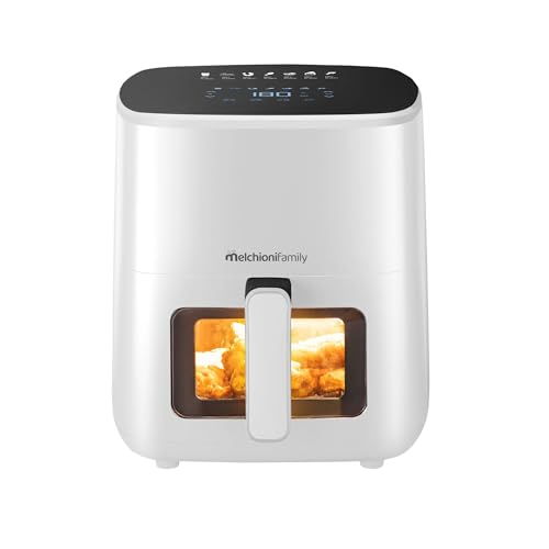 Melchioni Family | MARIANNA NEW Friggitrice ad Aria 5L Air Fryer Compatta con Contenitore...