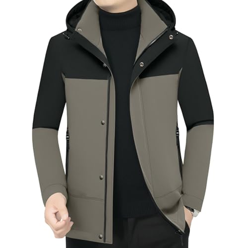 Doudoune longue homme minimaliste manteau d'hiver de qualité supérieure