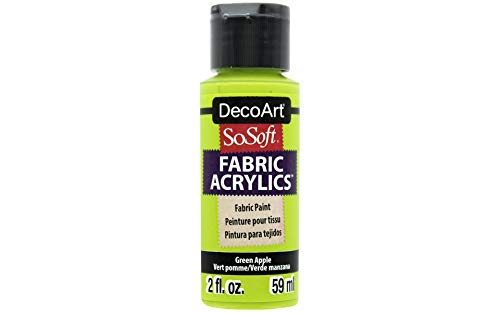 デコアート 布用水性アクリル絵具 ソーソフト グリーンアップル 59ml 12860075 DSS2OZ-75