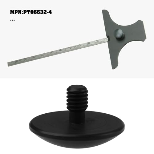 LT Easiyl Kontaktpunkt für Anzeigegeräte 1/8 Zoll Schaft X 1/2 Zoll Runde Spitze Kompatibel mit Starrett PT06632-4 für Messuhren Und Digitale Anzeigen
