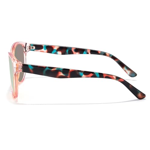 LVIOE Polarized Sunglasses for Women Retro Shades with UV400 Protection V23