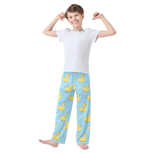Yellow Ducks Pajama Pants Pajama Bottoms Soft Sleep Pjs Lounge Pants S3