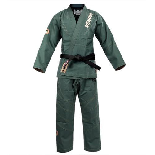 Venum Elite 5.0-450 - Brazilian Jiu Jitsu Gi - Forest Green - A2