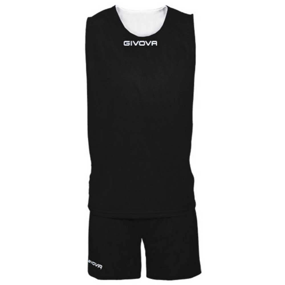 Givova, kit double, black/white, XL