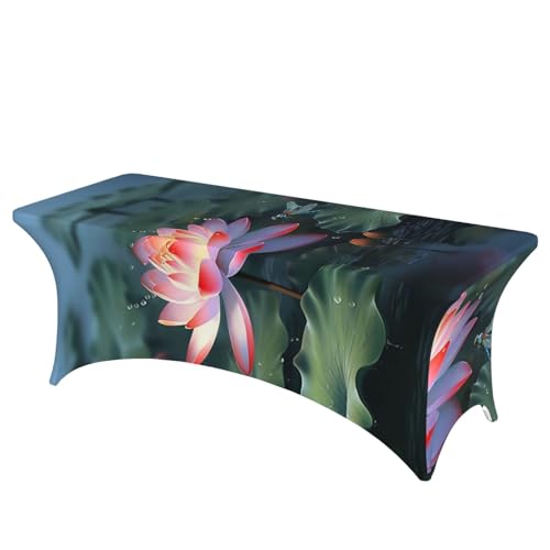 Nappe infroissable pour table 1,8 m réglant le problème des plis en banquet