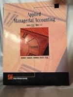 Applied Managerial Accounting 0324614039 Book Cover