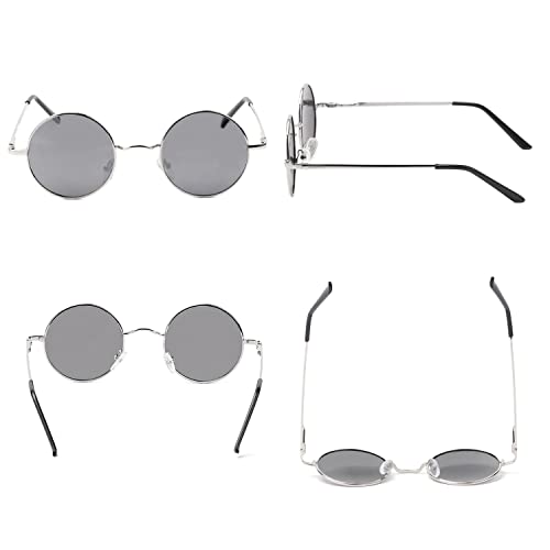 Image of Vintage Small Round Polarized Hippie Sunglasses for Men Women Circle Sun Glasses NP1002