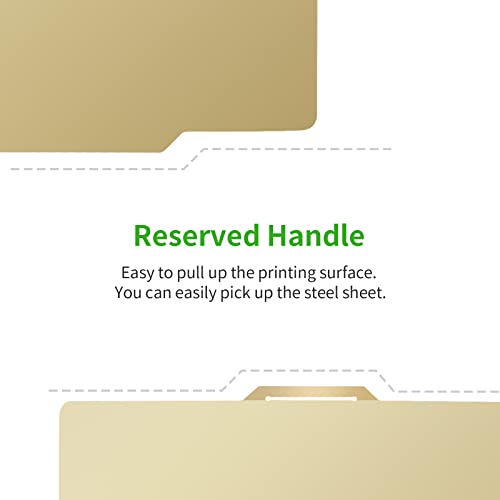 Image of IdeaFormer-3D Smooth + Textured PEI Build Plate Print Bed 257x257mm, Double Sided PEI Spring Steel Sheet Flexible for Bambu Lab X1 /X1C /P1P /P1S /P2S /A1