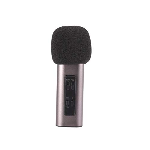 Microphone portable en aluminium pour enregistrement mobile et live broadcasting