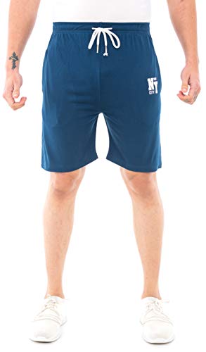 Image of Epoxy Men's Combo Shorts Pack - Sports, Gym, and Bermuda Shorts for Men - Pack of 2 - Cotton Fabric, Zipper Pocket, and Stylish Design - Summer Wear and Fitness Essentials