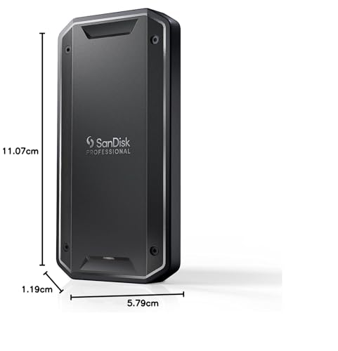 SanDisk Professional PRO G40 SSD 4 To externe portable USB 3.2 Gen 2 / Thunderbolt 3 USB C connecteur - vue 10