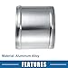 A ABSOPRO Car Adapter Joiner Pipe Universal 89mm 3.50