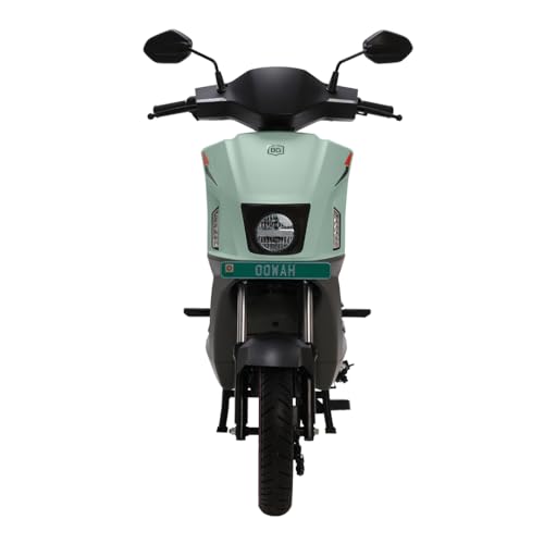 Image of Oowah EX Electric Scooter | 105 km Range | ~5-6 hrs Fast Charging | Removable Lithium-ion Battery with 5-Year / 50,000 km Warranty | Colour: Sage Green (Ex Showroom)