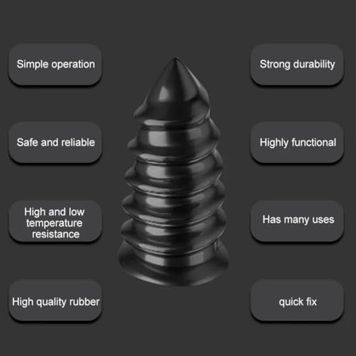 Image of Tire Repair Nail Tire Repair Rubber Screws Vacuum Tire Repair Tubeless Tools for Car Motorcycle Truck Scooter Bike Bicycle Tire Puncture Repair 10 Packs