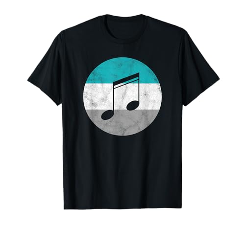 Musiknoten, Retro-Geschenk für Männer, Frauen, Jungen und Mädchen T-Shirt