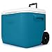 Coleman 60qt Rolling Cooler with Wheels, Insulated Portable Wheeled Chiller with Ice Retention, Made in USA