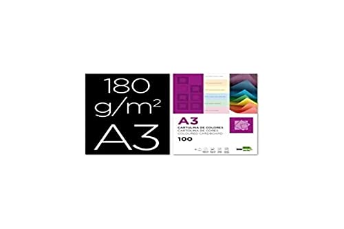 Papier cartonné A3 180g Liderpapel pour dossiers suspendus et grands dessins