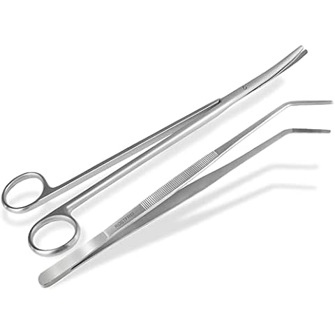 InstrumenteNrw Juego de tijeras curvadas de 11,5 cm a 30 cm, 2 piezas (30 cm) Cover